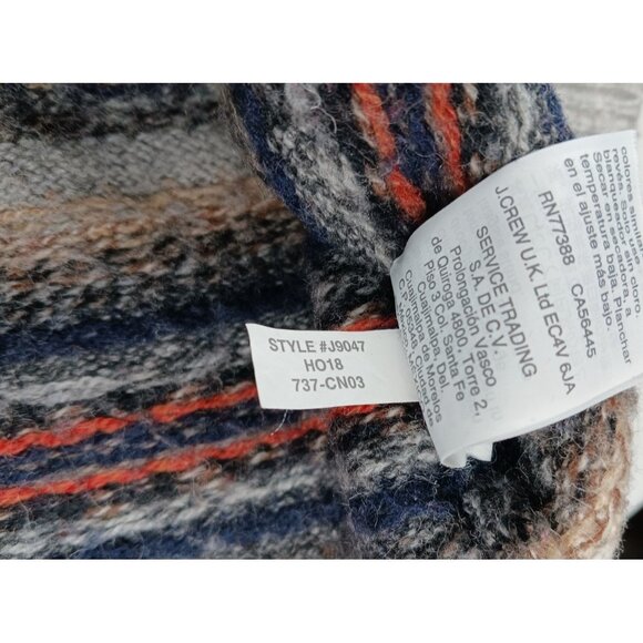 J Crew Mercantile Crewneck Sweater Mens M Fair Isle Wool Grandpa Academia Preppy - Picture 13 of 14